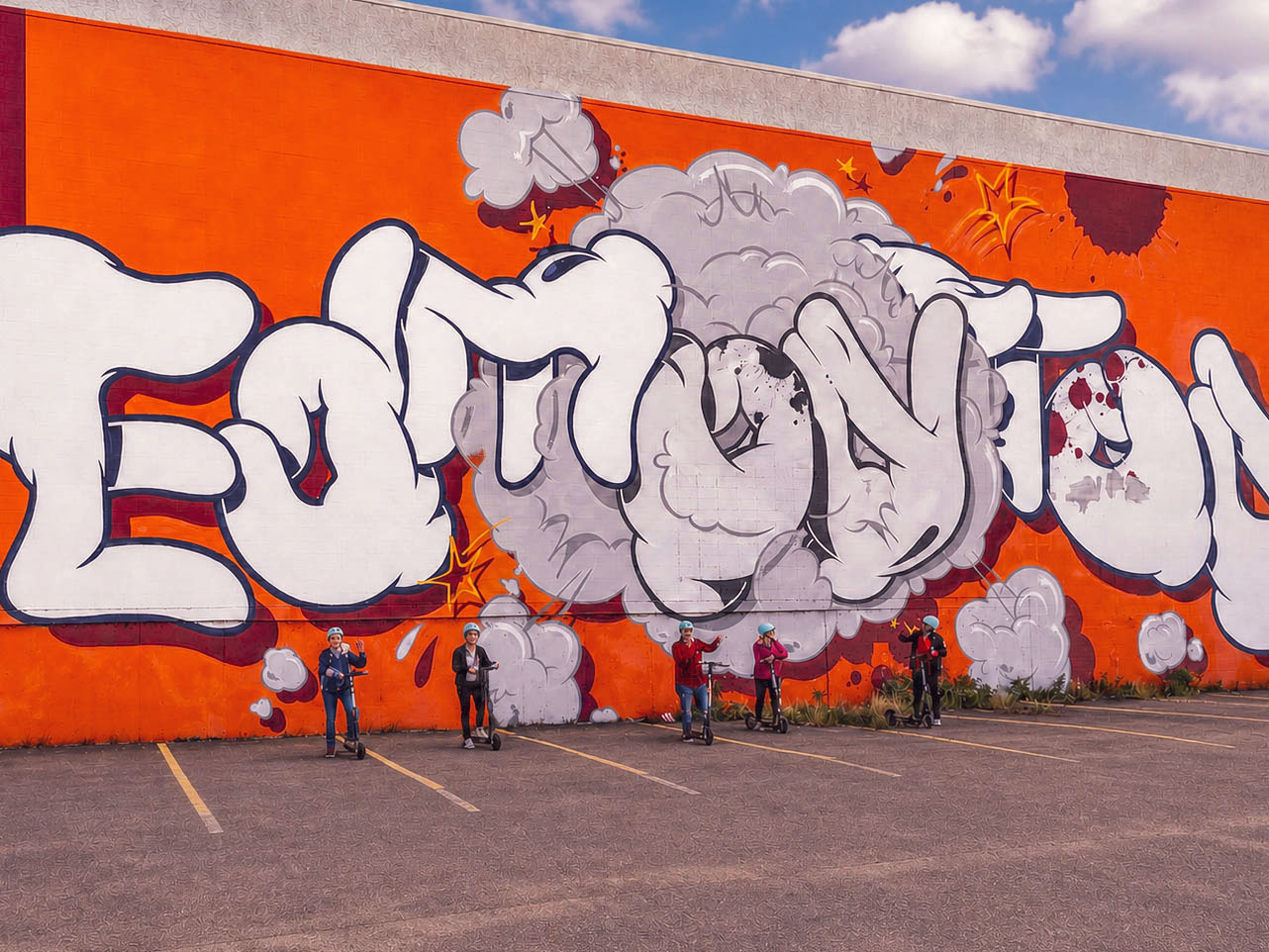 Edmonton Mural Scooter Experience