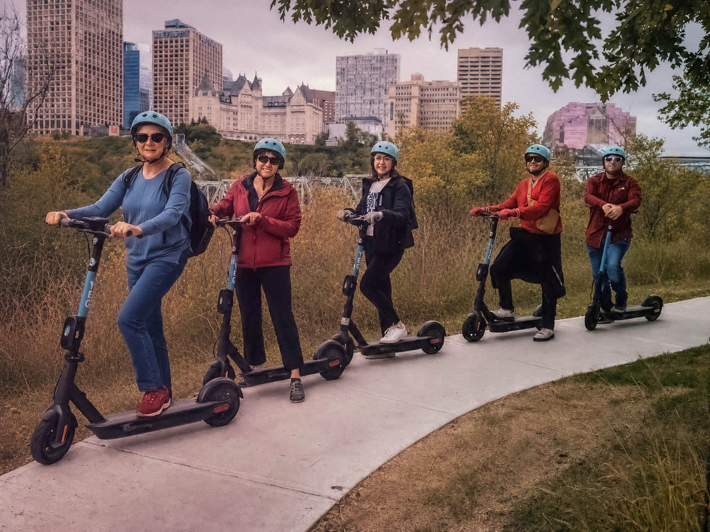 Edmonton River Valley Scooter Experience