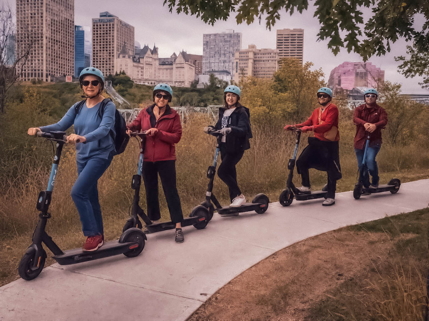 Edmonton River Valley Scooter Experience